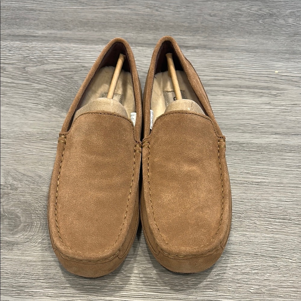 Men's Brown Suede Loafers